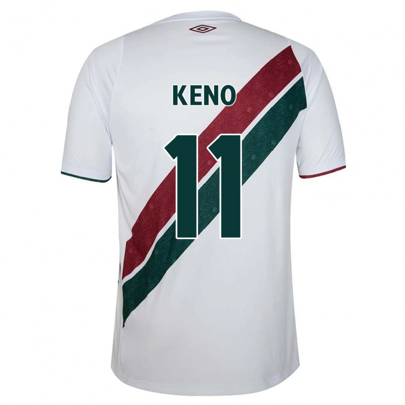 Danxen Børn Keno #11 Grøn Maroon Hvid Udebane Spillertrøjer 2025/26 Trøje T-Shirt