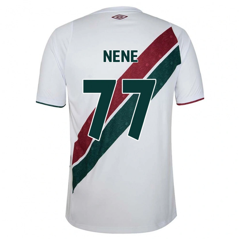 Danxen Børn Nene #77 Grøn Maroon Hvid Udebane Spillertrøjer 2025/26 Trøje T-Shirt
