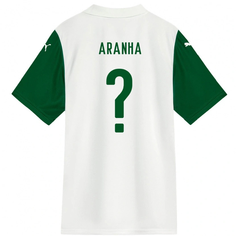 Danxen Børn Aranha #0 Grøn Hvid Udebane Spillertrøjer 2025/26 Trøje T-Shirt