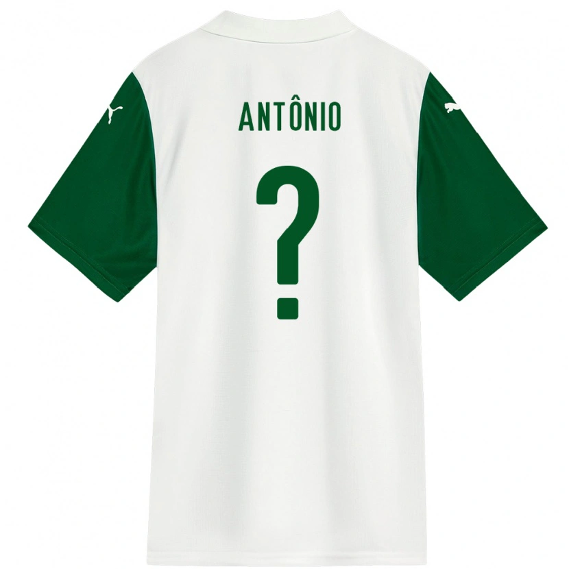 Danxen Børn Diogo Antônio #0 Grøn Hvid Udebane Spillertrøjer 2025/26 Trøje T-Shirt