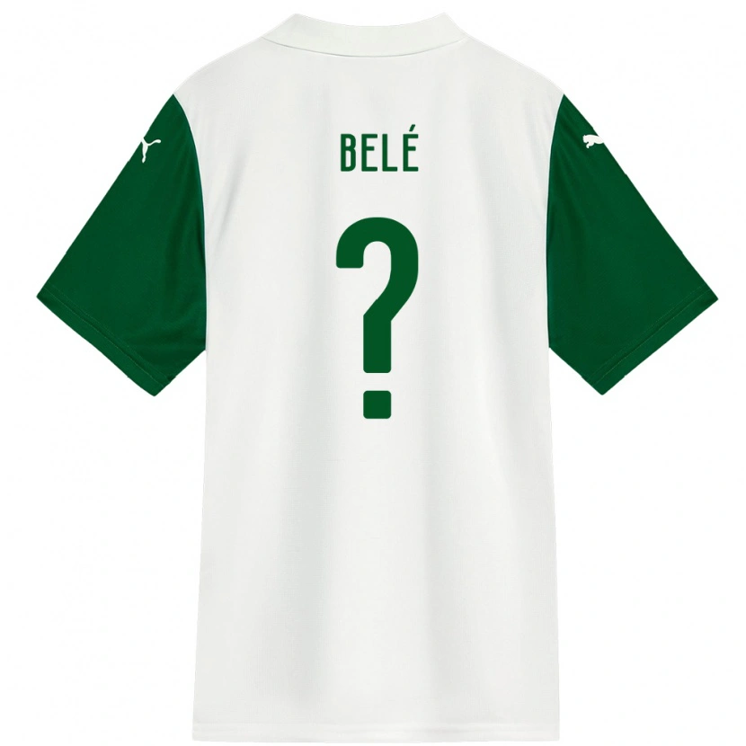 Danxen Børn Erick Belé #0 Grøn Hvid Udebane Spillertrøjer 2025/26 Trøje T-Shirt