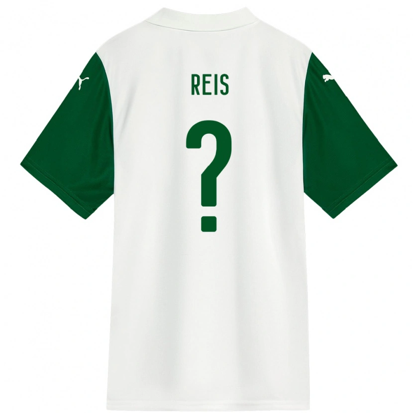 Danxen Børn Vitor Reis #0 Grøn Hvid Udebane Spillertrøjer 2025/26 Trøje T-Shirt