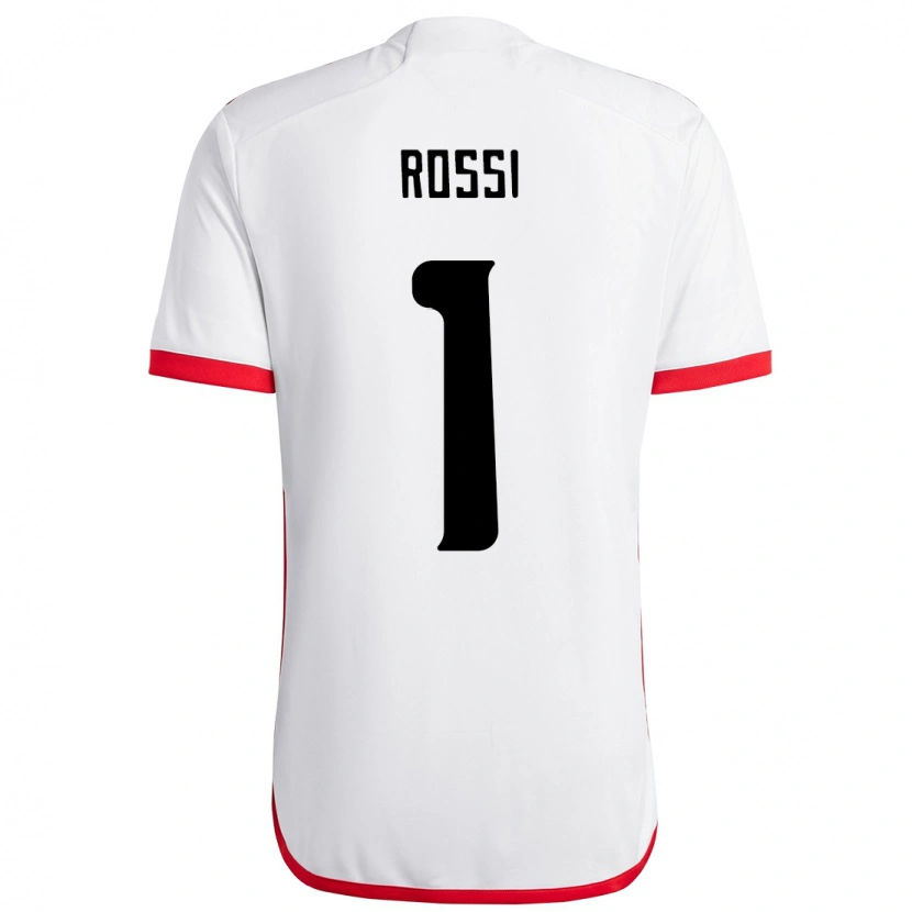 Danxen Børn Agustín Rossi #1 Rød Sort Udebane Spillertrøjer 2025/26 Trøje T-Shirt