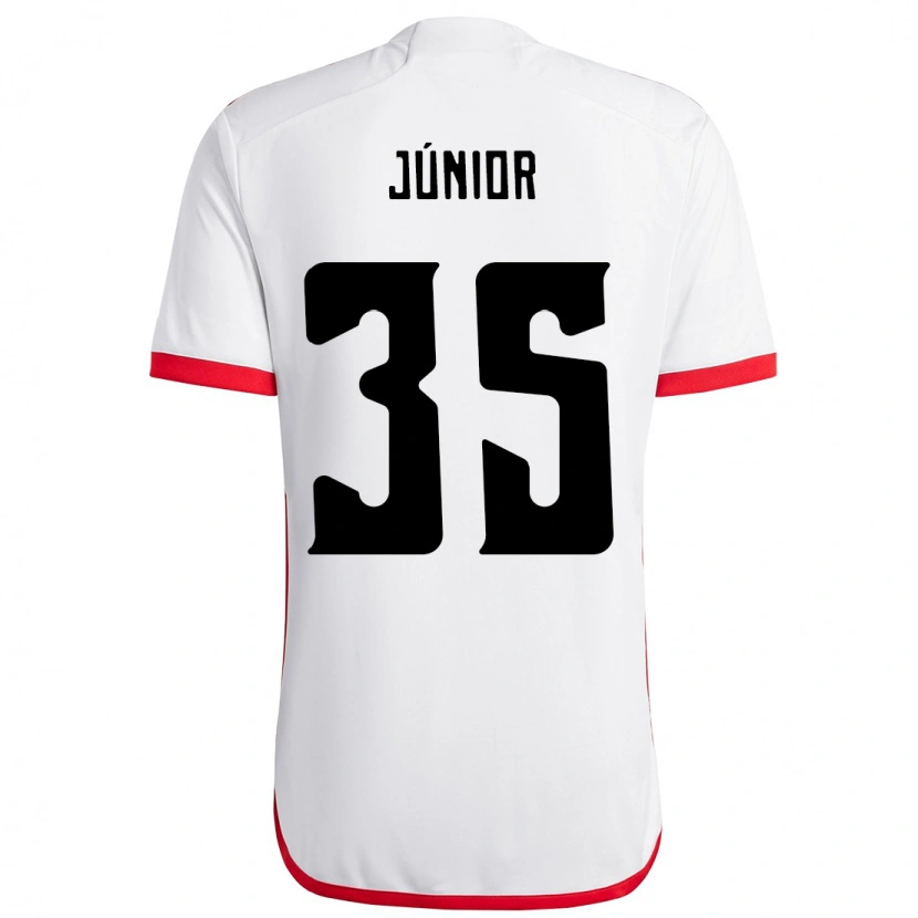 Danxen Børn Kaylaine Júnior #35 Rød Sort Udebane Spillertrøjer 2025/26 Trøje T-Shirt
