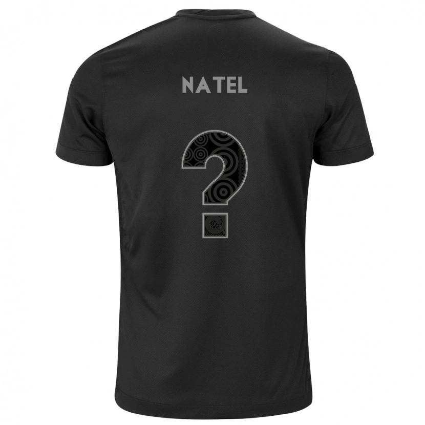 Danxen Børn Leo Natel #0 Hvid Sort Udebane Spillertrøjer 2025/26 Trøje T-Shirt