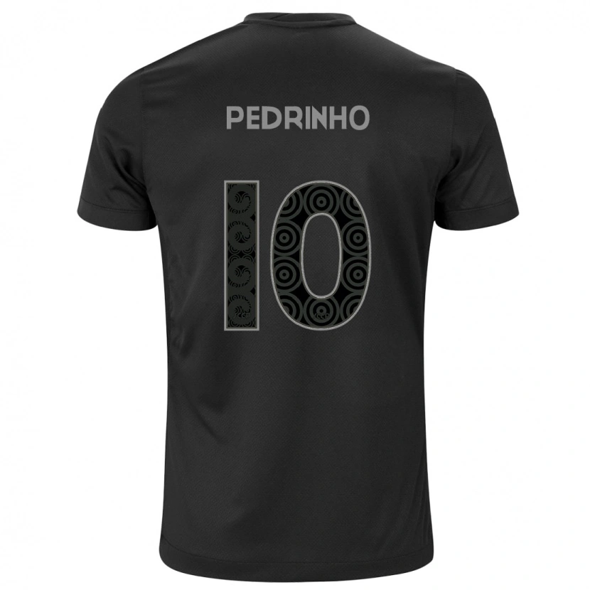 Danxen Børn Pedrinho #10 Hvid Sort Udebane Spillertrøjer 2025/26 Trøje T-Shirt