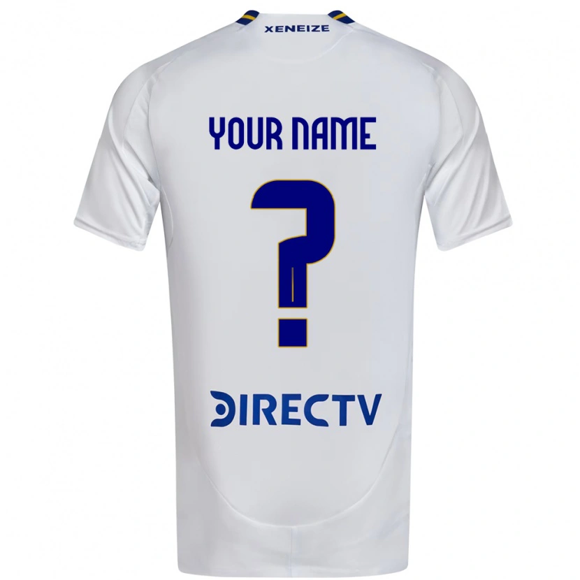 Danxen Børn Dit Navn #0 Royal Blå Gul Udebane Spillertrøjer 2025/26 Trøje T-Shirt