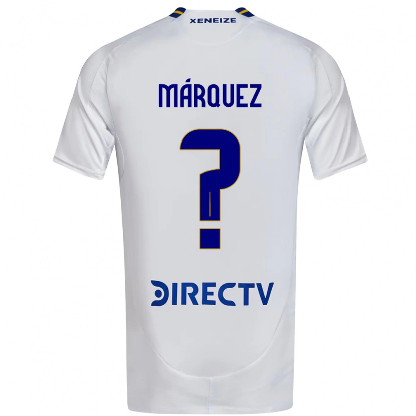 Danxen Børn Tomás Márquez #0 Royal Blå Gul Udebane Spillertrøjer 2025/26 Trøje T-Shirt