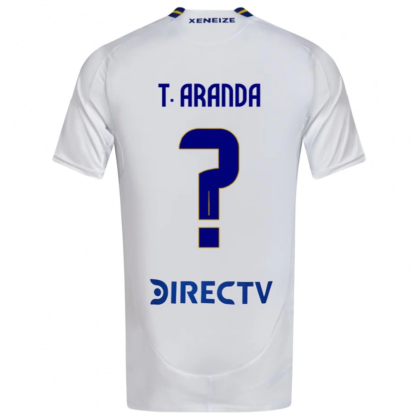 Danxen Børn Tomás Aranda #0 Royal Blå Gul Udebane Spillertrøjer 2025/26 Trøje T-Shirt