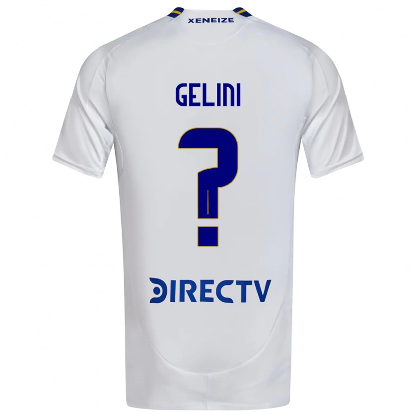 Danxen Børn Gonzalo Gelini #0 Royal Blå Gul Udebane Spillertrøjer 2025/26 Trøje T-Shirt