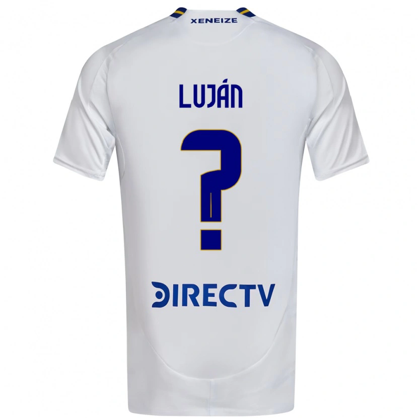 Danxen Børn Ramiro Luján #0 Royal Blå Gul Udebane Spillertrøjer 2025/26 Trøje T-Shirt