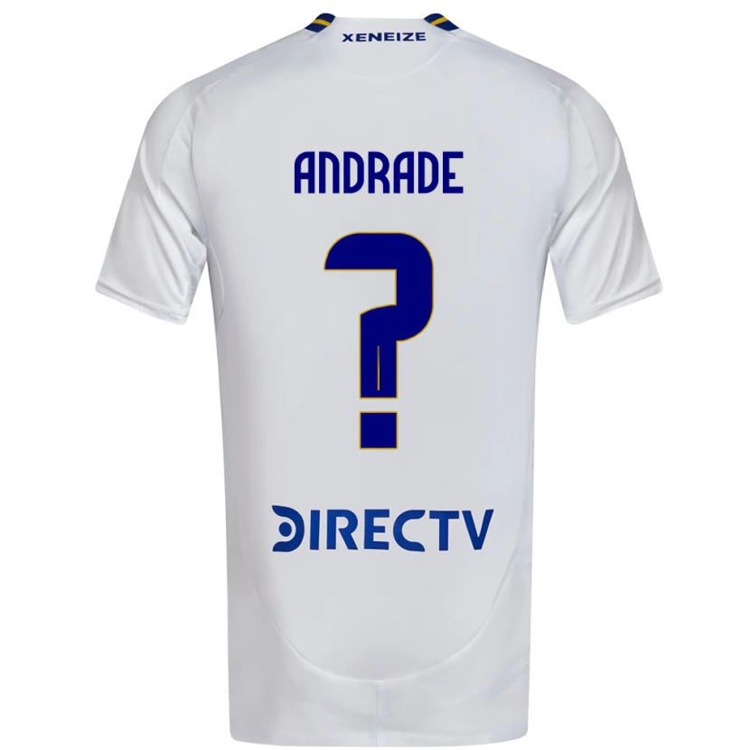 Danxen Børn Luka Andrade #0 Royal Blå Gul Udebane Spillertrøjer 2025/26 Trøje T-Shirt