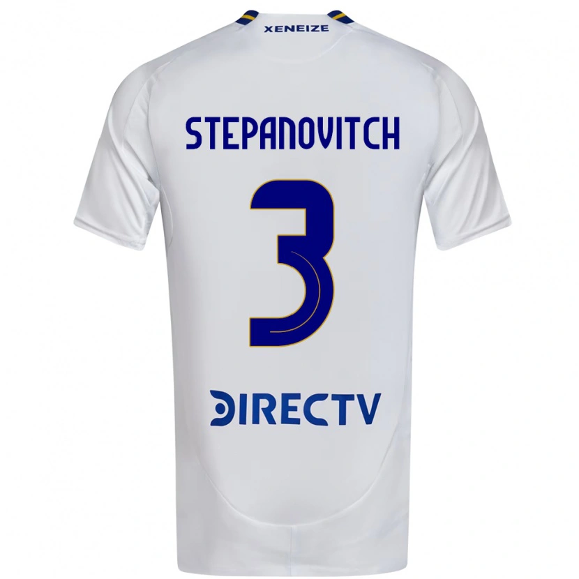 Danxen Børn Nicolás Stepanovitch #3 Royal Blå Gul Udebane Spillertrøjer 2025/26 Trøje T-Shirt