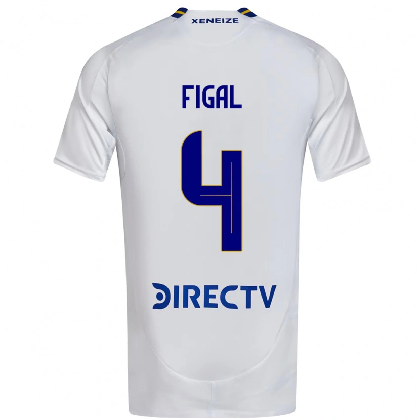 Danxen Børn Nicolás Figal #4 Royal Blå Gul Udebane Spillertrøjer 2025/26 Trøje T-Shirt