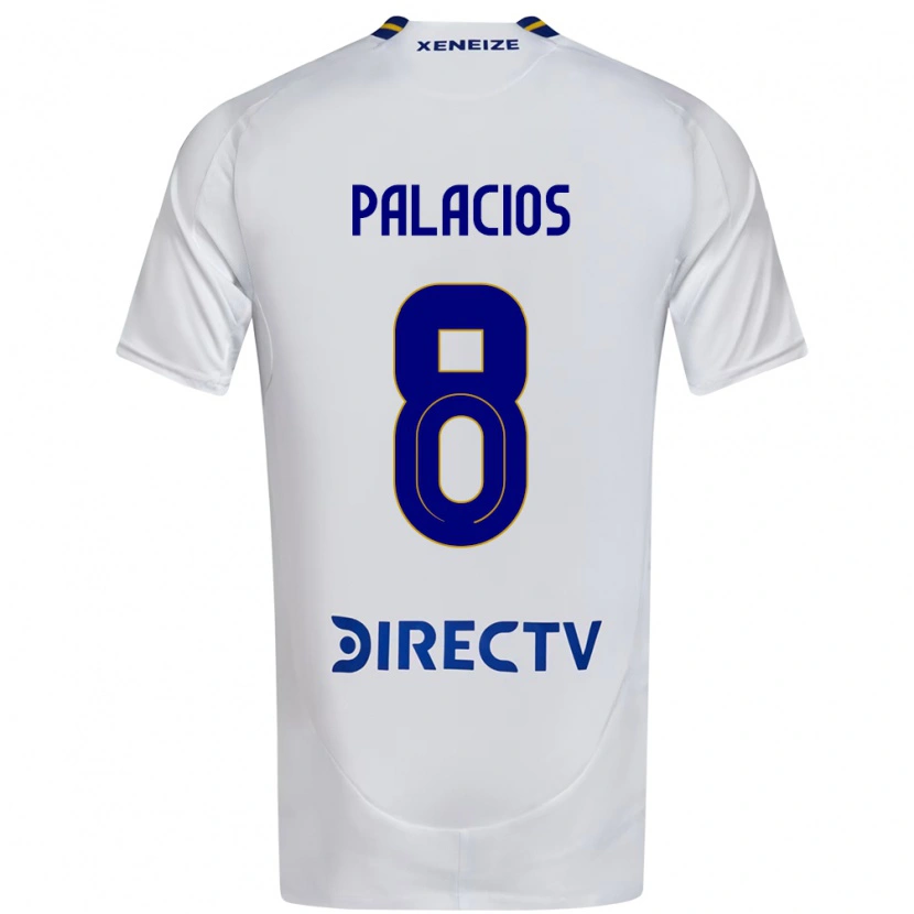 Danxen Børn Carlos Palacios #8 Royal Blå Gul Udebane Spillertrøjer 2025/26 Trøje T-Shirt