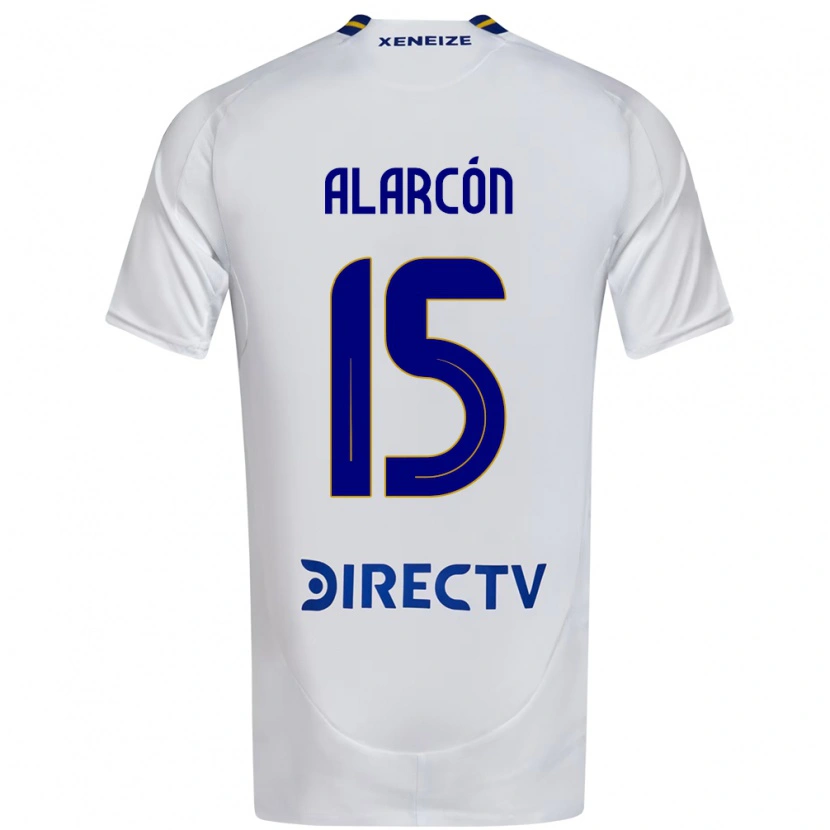 Danxen Børn Williams Alarcón #15 Royal Blå Gul Udebane Spillertrøjer 2025/26 Trøje T-Shirt