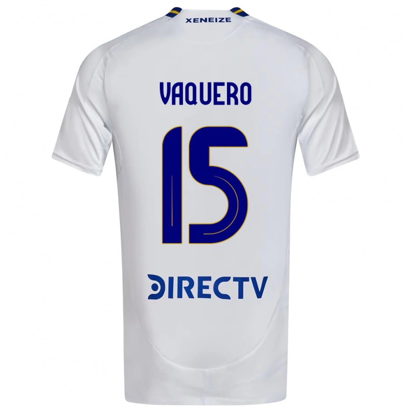 Danxen Børn Ivan Vaquero #15 Royal Blå Gul Udebane Spillertrøjer 2025/26 Trøje T-Shirt