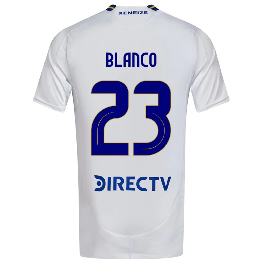 Danxen Børn Lautaro Blanco #23 Royal Blå Gul Udebane Spillertrøjer 2025/26 Trøje T-Shirt