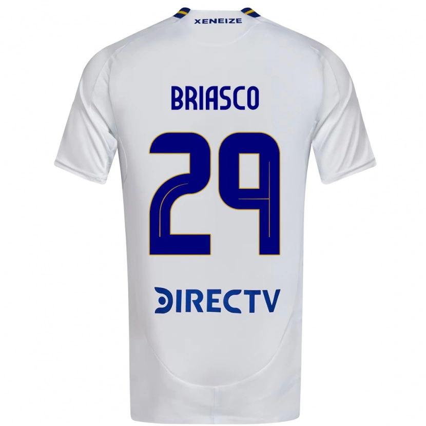 Danxen Børn Norberto Briasco #29 Royal Blå Gul Udebane Spillertrøjer 2025/26 Trøje T-Shirt