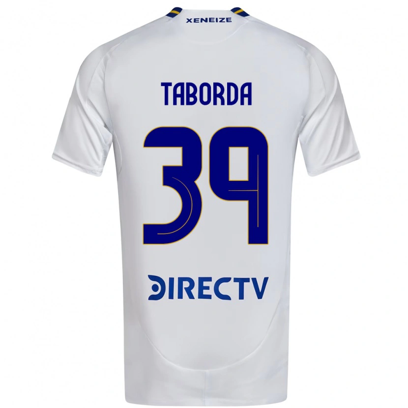 Danxen Børn Vicente Taborda #39 Royal Blå Gul Udebane Spillertrøjer 2025/26 Trøje T-Shirt