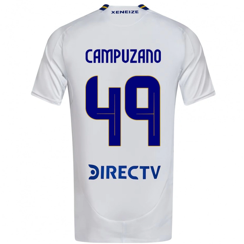 Danxen Børn Jorman Campuzano #49 Royal Blå Gul Udebane Spillertrøjer 2025/26 Trøje T-Shirt