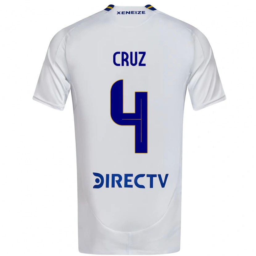 Danxen Børn Julieta Cruz #4 Royal Blå Gul Udebane Spillertrøjer 2025/26 Trøje T-Shirt
