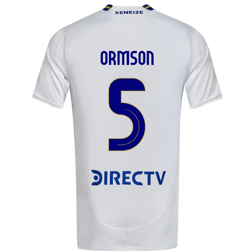 Danxen Børn Emily Ormson #5 Royal Blå Gul Udebane Spillertrøjer 2025/26 Trøje T-Shirt