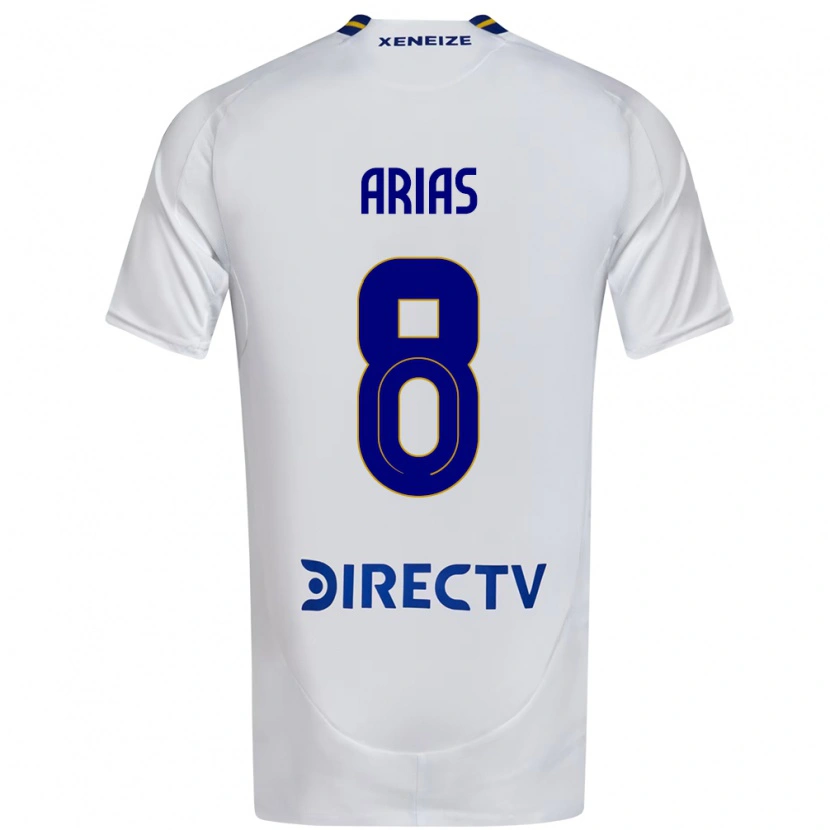 Danxen Børn Agustina Arias #8 Royal Blå Gul Udebane Spillertrøjer 2025/26 Trøje T-Shirt