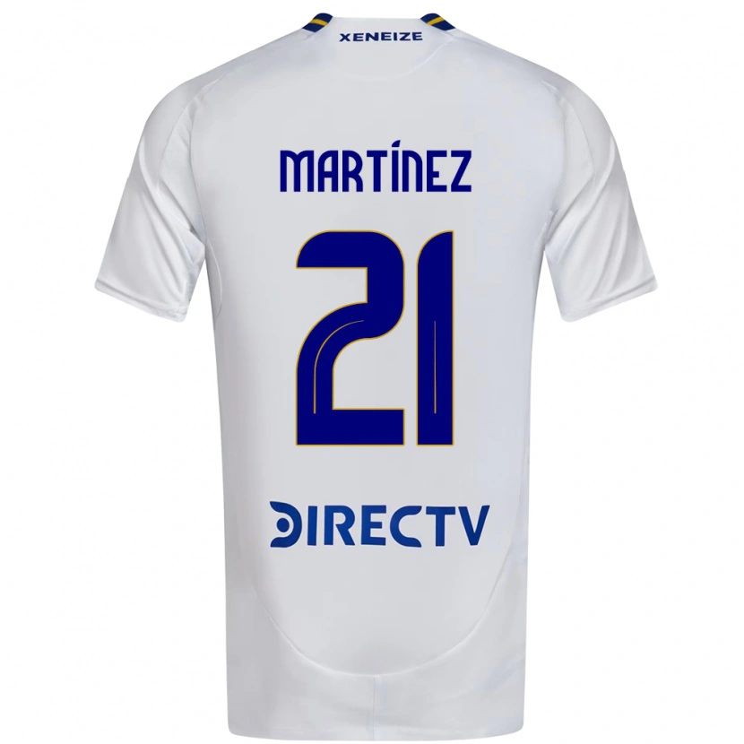 Danxen Børn Julieta Martínez #21 Royal Blå Gul Udebane Spillertrøjer 2025/26 Trøje T-Shirt