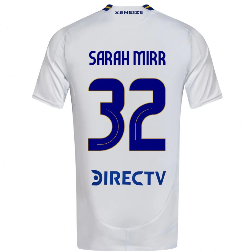 Danxen Børn Sarah Mirr #32 Royal Blå Gul Udebane Spillertrøjer 2025/26 Trøje T-Shirt
