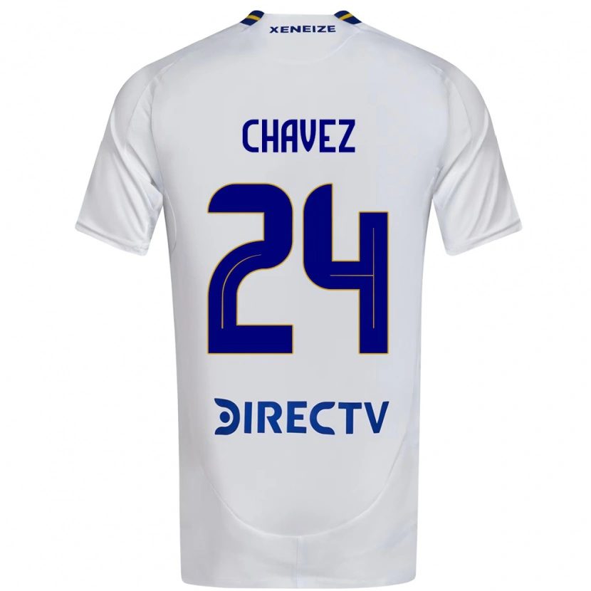 Danxen Børn Gabriela Chavez #24 Royal Blå Gul Udebane Spillertrøjer 2025/26 Trøje T-Shirt