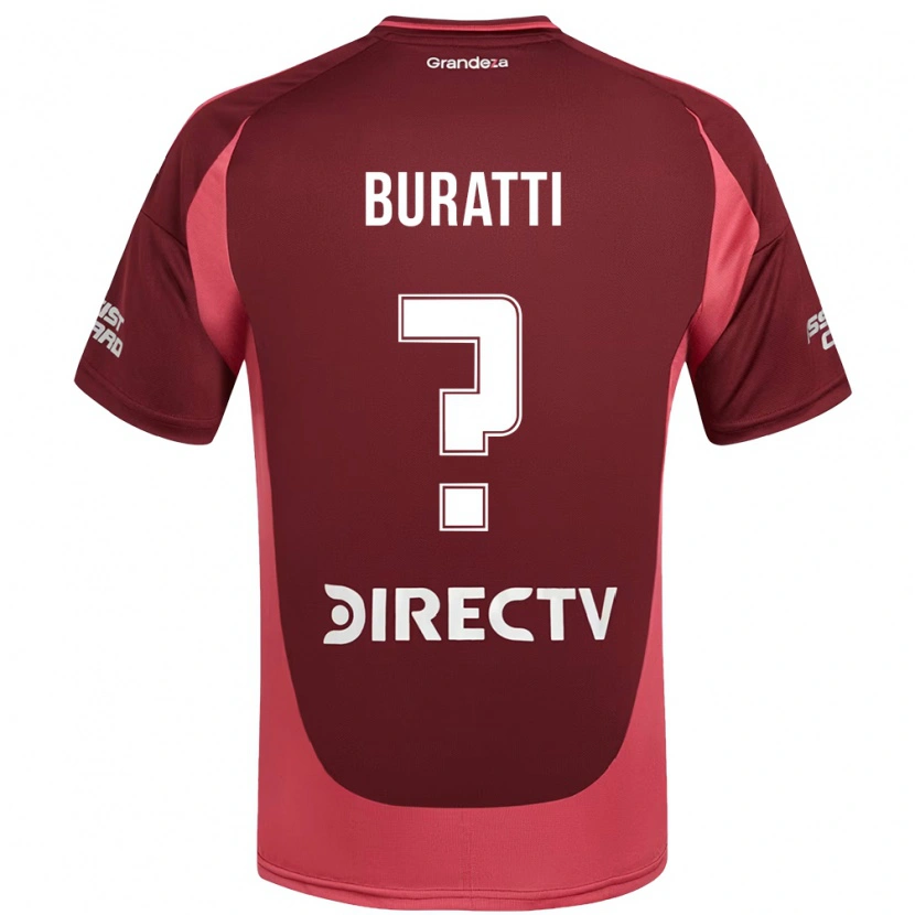 Danxen Børn Ramiro Buratti #0 Hvid Rød Udebane Spillertrøjer 2025/26 Trøje T-Shirt