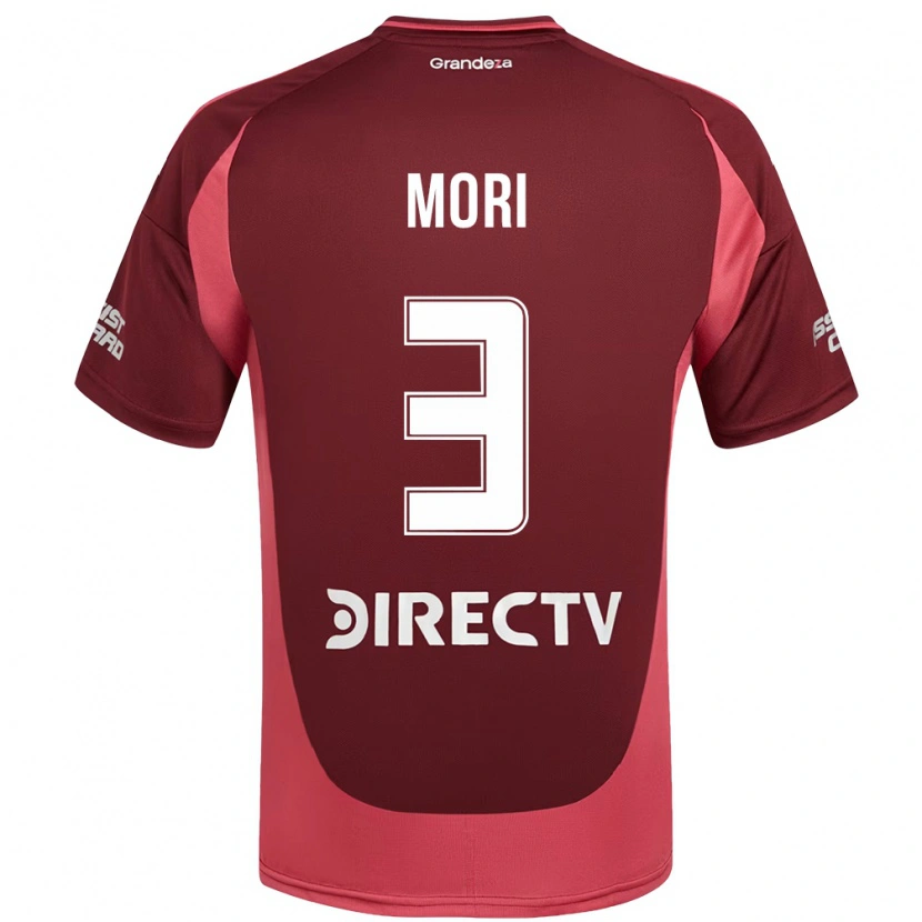 Danxen Børn Ramiro Funes Mori #3 Hvid Rød Udebane Spillertrøjer 2025/26 Trøje T-Shirt