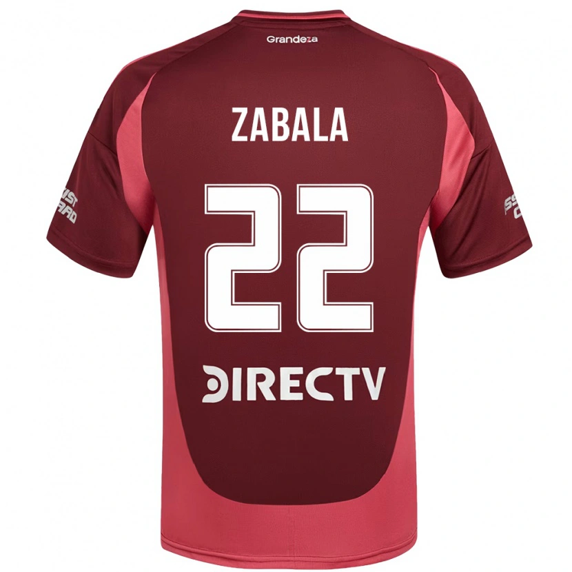 Danxen Børn Daniel Zabala #22 Hvid Rød Udebane Spillertrøjer 2025/26 Trøje T-Shirt