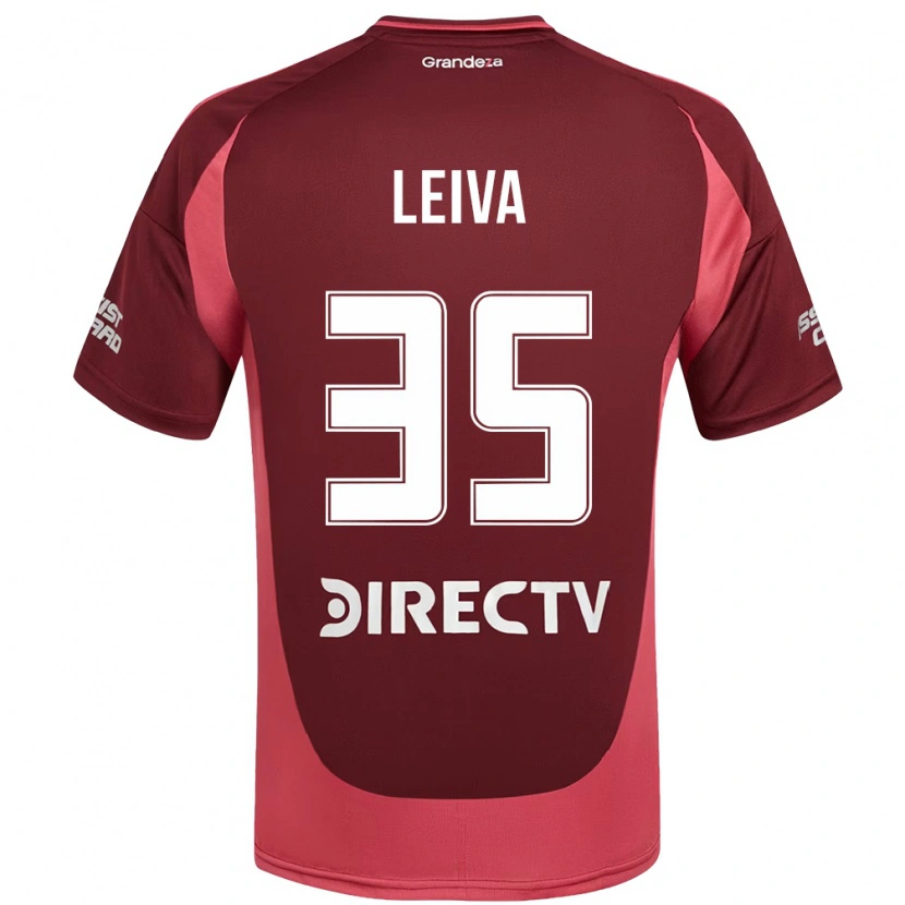 Danxen Børn Tobías Leiva #35 Hvid Rød Udebane Spillertrøjer 2025/26 Trøje T-Shirt