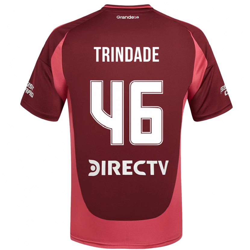 Danxen Børn Gonzalo Trindade #46 Hvid Rød Udebane Spillertrøjer 2025/26 Trøje T-Shirt