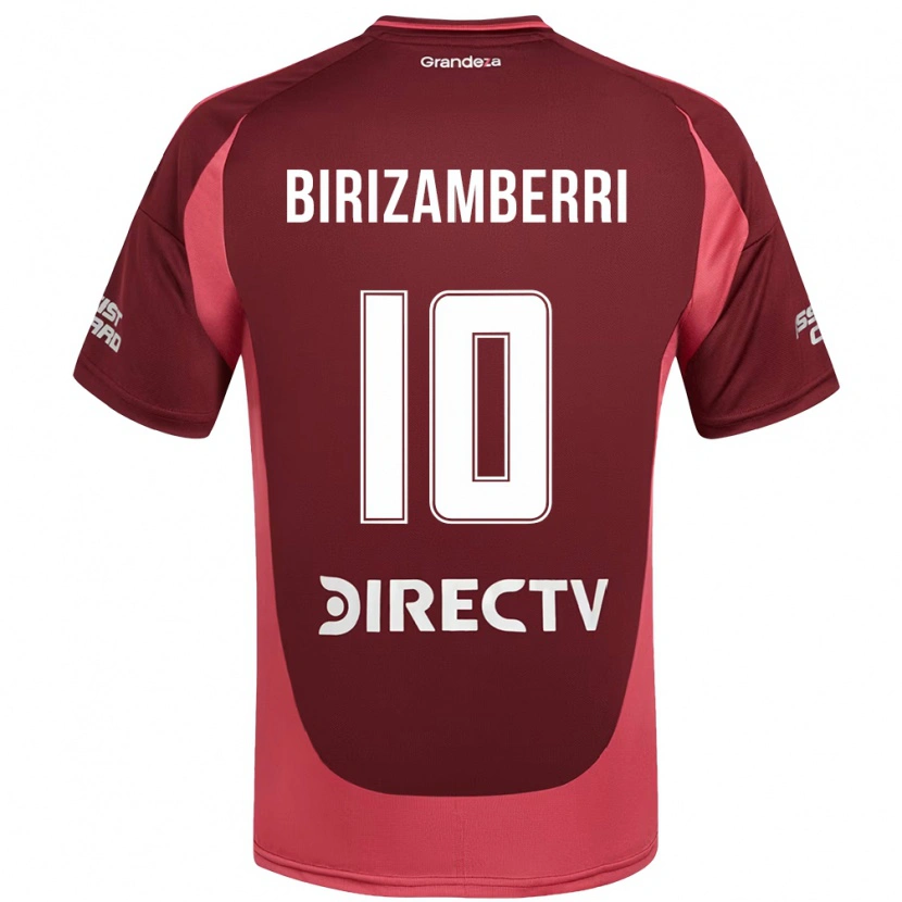 Danxen Børn María Carolina Birizamberri Rivero #10 Hvid Rød Udebane Spillertrøjer 2025/26 Trøje T-Shirt