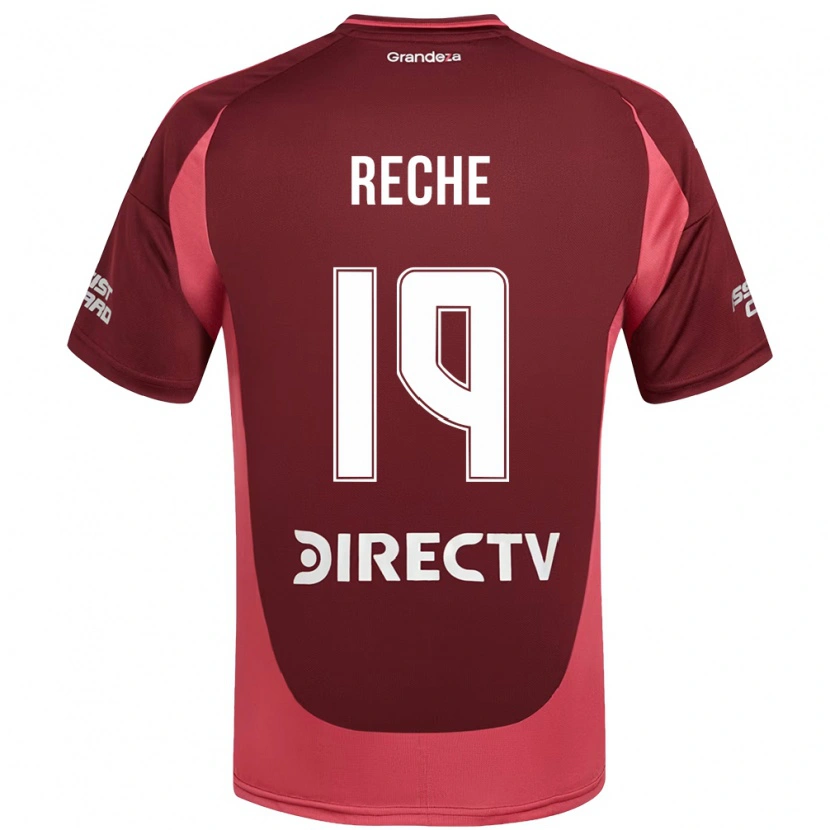 Danxen Børn Abril Reche #19 Hvid Rød Udebane Spillertrøjer 2025/26 Trøje T-Shirt