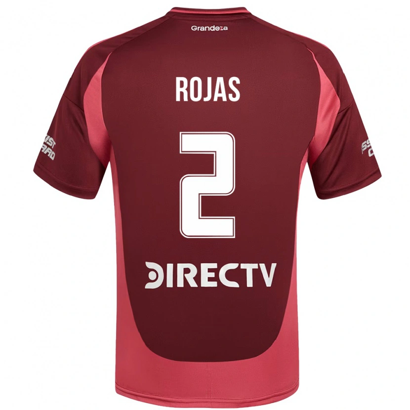 Danxen Børn Robert Rojas #2 Hvid Rød Udebane Spillertrøjer 2025/26 Trøje T-Shirt