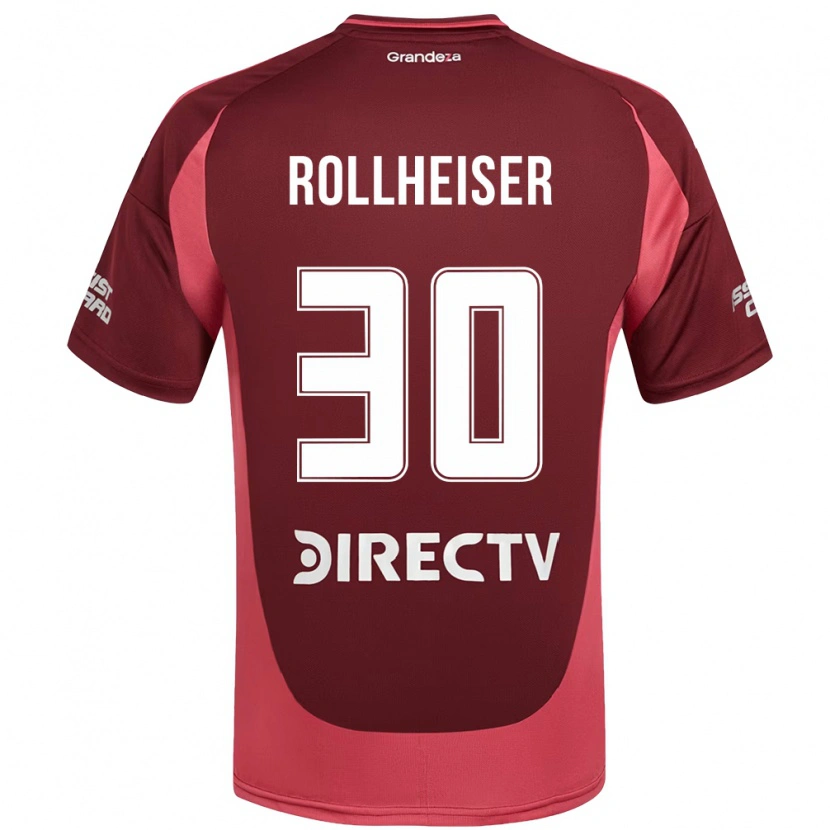 Danxen Børn Benjamin Rollheiser #30 Hvid Rød Udebane Spillertrøjer 2025/26 Trøje T-Shirt