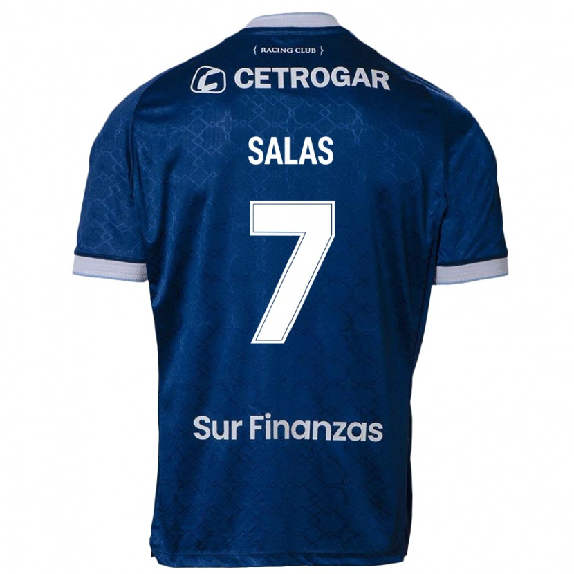 Danxen Børn Maximiliano Salas #7 Himmelblå Udebane Spillertrøjer 2025/26 Trøje T-Shirt