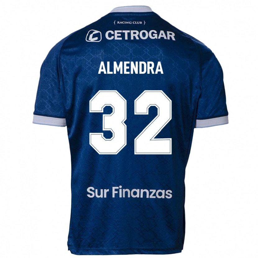 Danxen Børn Agustín Almendra #32 Himmelblå Udebane Spillertrøjer 2025/26 Trøje T-Shirt