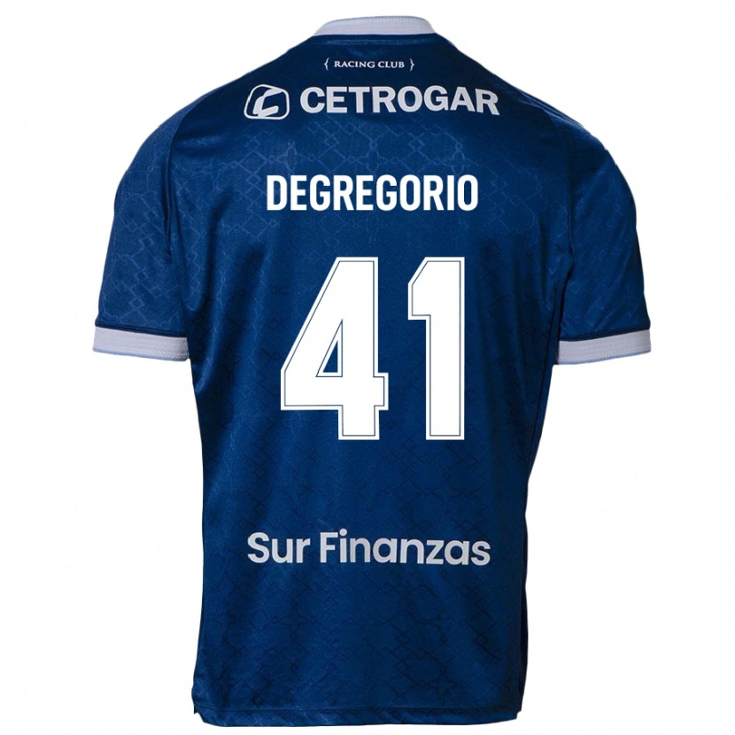 Danxen Børn Ramiro Degregorio #41 Himmelblå Udebane Spillertrøjer 2025/26 Trøje T-Shirt
