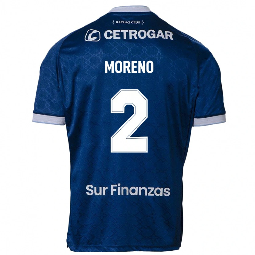 Danxen Børn Melina Moreno #2 Himmelblå Udebane Spillertrøjer 2025/26 Trøje T-Shirt