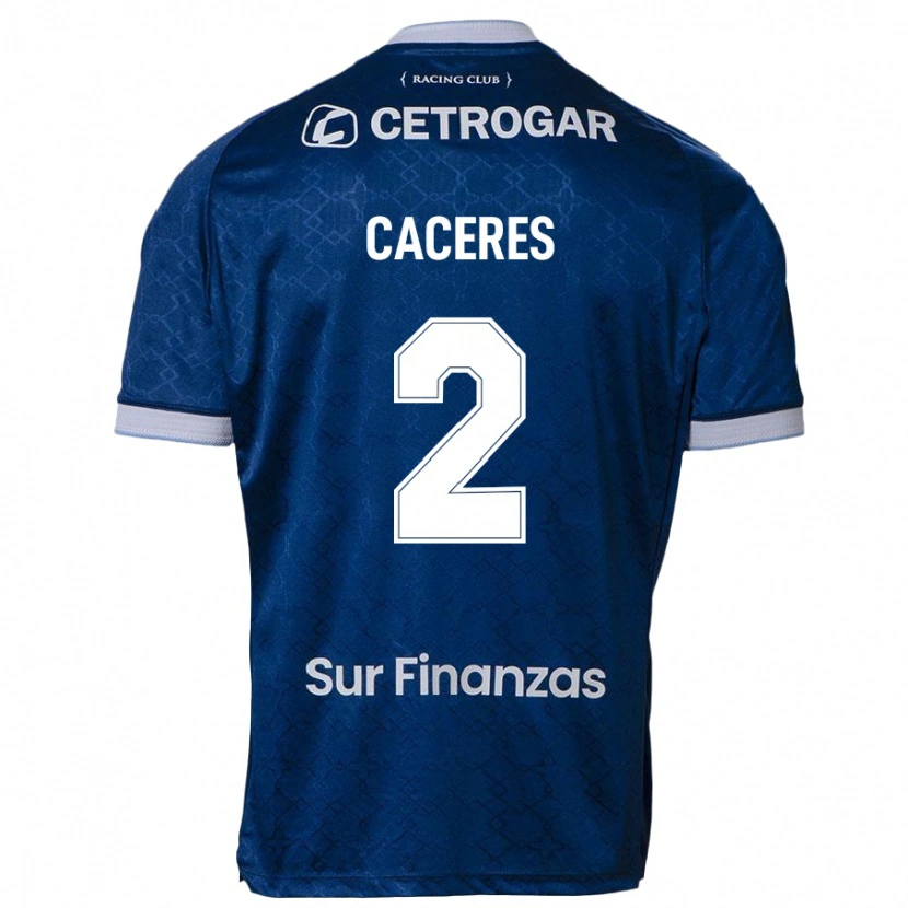 Danxen Børn Juan Jose Caceres #2 Himmelblå Udebane Spillertrøjer 2025/26 Trøje T-Shirt