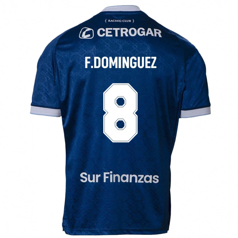 Danxen Børn Fabricio Dominguez #8 Himmelblå Udebane Spillertrøjer 2025/26 Trøje T-Shirt
