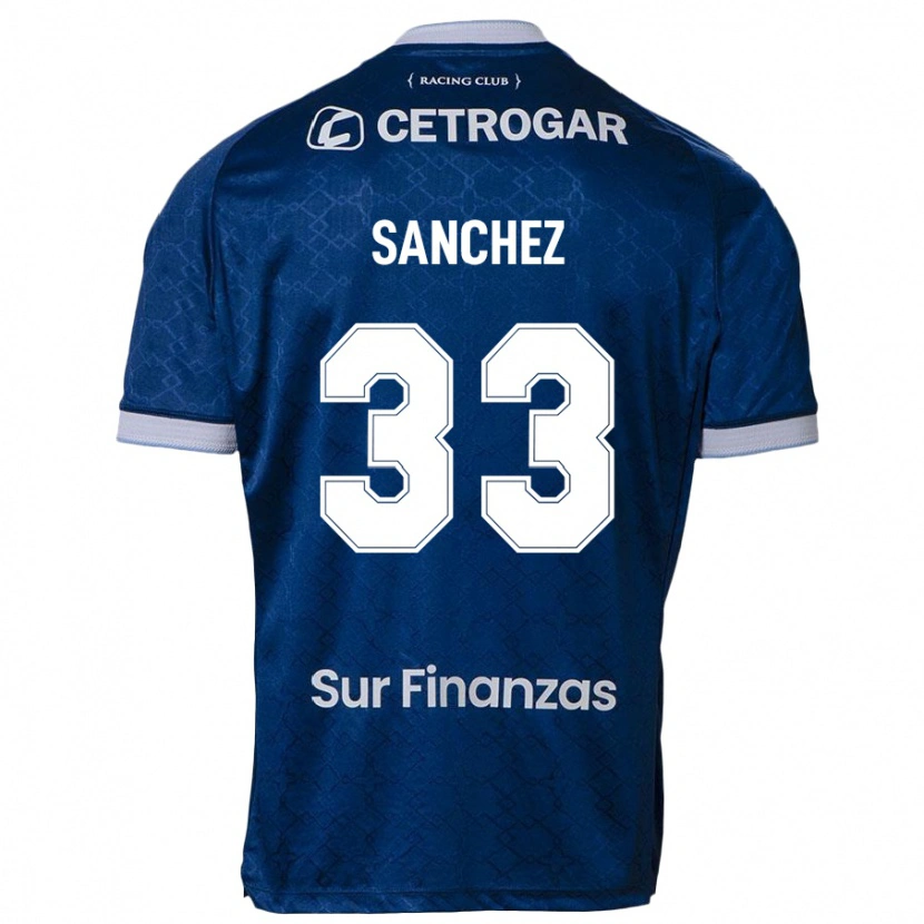 Danxen Børn Sergio Sanchez #33 Himmelblå Udebane Spillertrøjer 2025/26 Trøje T-Shirt