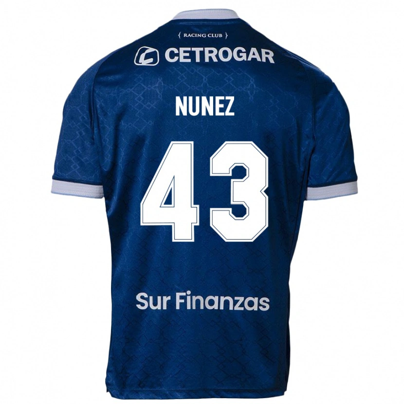 Danxen Børn Lucas Nunez #43 Himmelblå Udebane Spillertrøjer 2025/26 Trøje T-Shirt