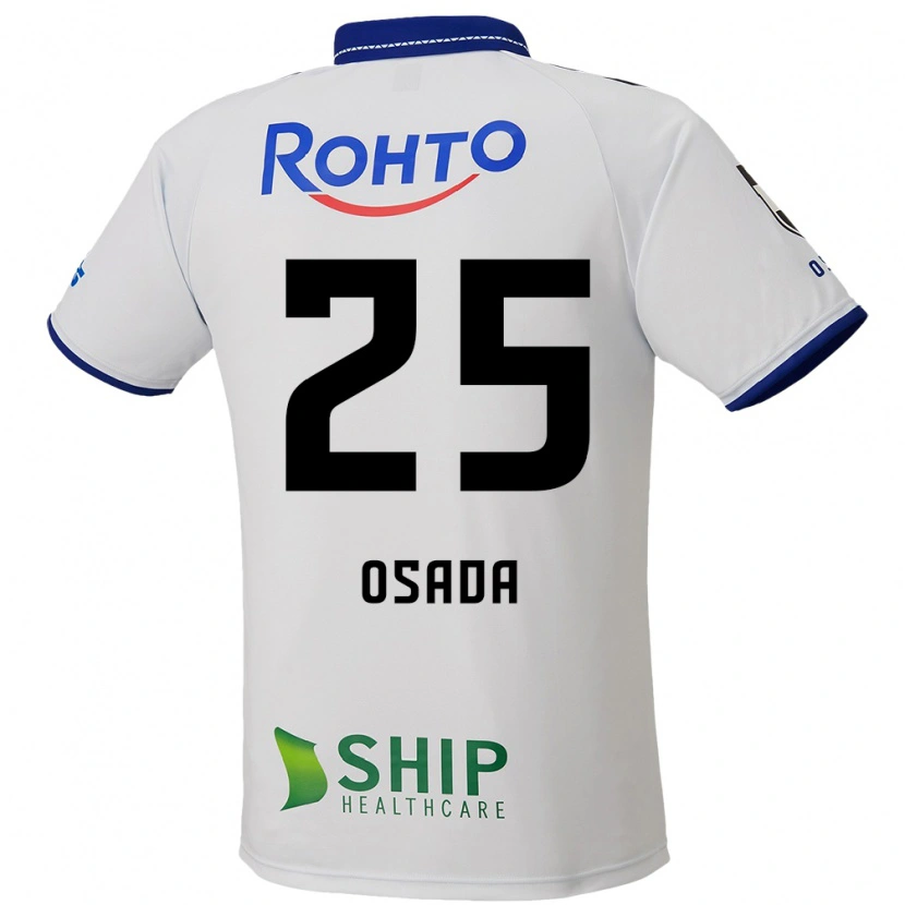 Danxen Børn Towa Osada #25 Blå Hvid Sort Udebane Spillertrøjer 2025/26 Trøje T-Shirt