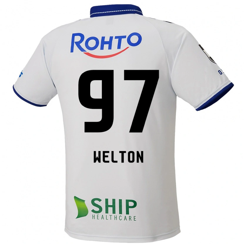 Danxen Børn Welton #97 Blå Hvid Sort Udebane Spillertrøjer 2025/26 Trøje T-Shirt